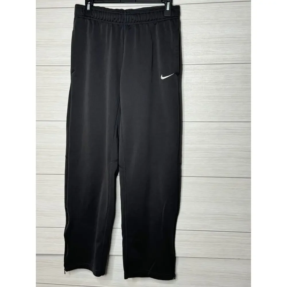 Men’s M Nike‎ Therma-Fit Pants Bottom leg zip